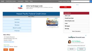 Hawaii Pacific Federal Credit Union - Honolulu, HI