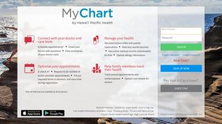 Hawaii Pacific Health - MyChart - Login Page