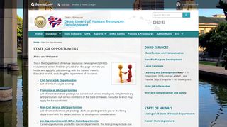 Department of Human Resources Development | State Job Opportunities