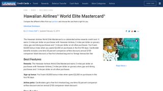 Barclaycard Hawaiian Airlines World Elite Mastercard Review | U.S. ...