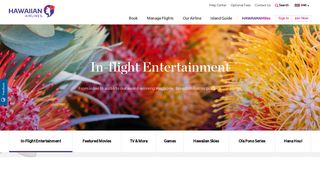 In-Flight Entertainment | Hawaiian Airlines