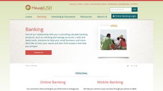 Banking - HawaiiUSA Federal Credit Union