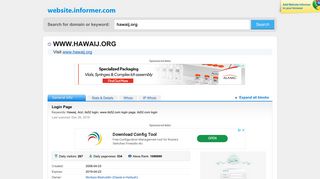 hawaij.org at WI. Login Page - Website Informer