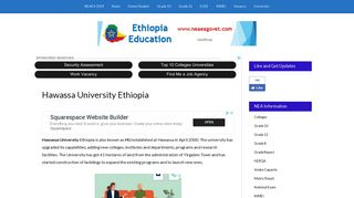 Hawassa University (www.hu.edu.et) Ethiopia Online Portal