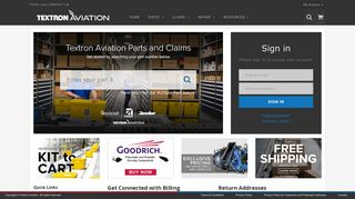 The source for Beechcraft, Cessna and Hawker parts – Textron Aviation