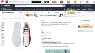 Amazon.com | Canvas High Top Sneaker Casual Skate Shoe Mens ...