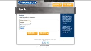 HawkSoft | Log On