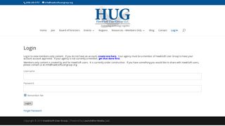 Login | Hawksoft User Group - HUG