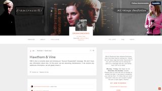 dramioneasks — Hawthorn & Vine