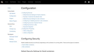 Configuration - Hawtio - A modular web console for managing your ...