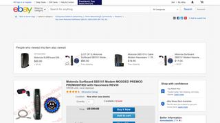 Motorola Surfboard SB5101 Modem MODDED PREMOD ... - eBay