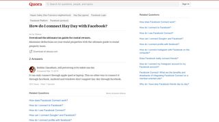 How to connect Hay Day with Facebook - Quora