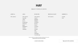 HAY.dk – latest products, designer news and retailer info
