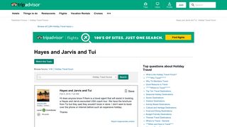 Hayes and Jarvis and Tui - Holiday Travel Forum - TripAdvisor
