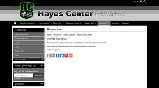 Hayes Center - Infinite Campus