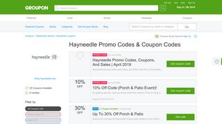 Hayneedle Coupons, Promo Codes & Deals 2019 - Groupon