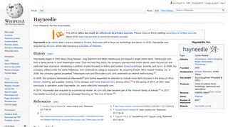 Hayneedle - Wikipedia