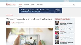 Walmart, Hayneedle test visual search technology - Bizwomen