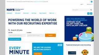 Hays: UK Jobs and Recruitment