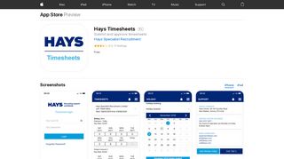 Hays Timesheets on the App Store - iTunes - Apple