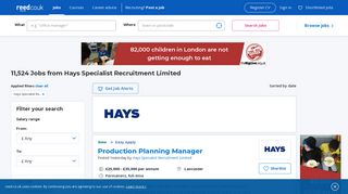 Hays Specialist Recruitment Limited jobs - reed.co.uk