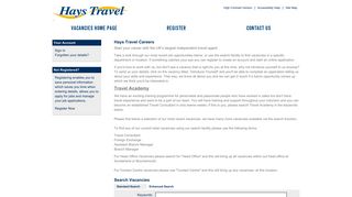 Hays Travel Careers