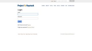 Login – Project Haystack