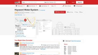 Hayward Water System - Local Services - 777 B St, Hayward, CA ...