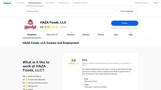 HAZA Foods, LLC Careers and Employment | Indeed.com
