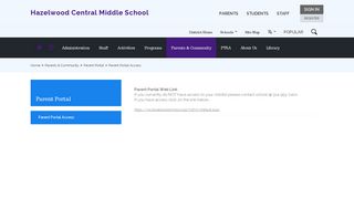 Parent Portal / Parent Portal Access - Hazelwood School District