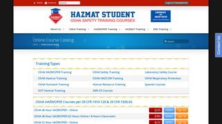 HAZMAT, Safety & HAZWOPER Training Online | Courses ...