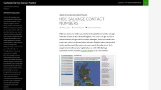 HBC Salvage Customer Service Contact Number: 0126 869 6444 ...