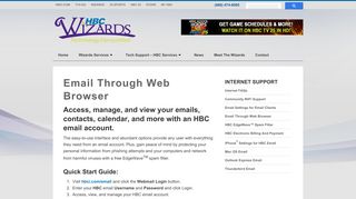 Email Through Web Browser - HBC