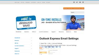 Outlook Express Email Settings - HBC | Hiawatha Broadband ...