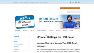 iPhone® Settings for HBC Email - HBC | Hiawatha Broadband ...