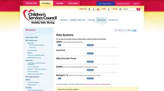 Data Systems | Childrens Services Council - Providers