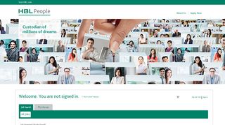 HBL Jobs - Sign In