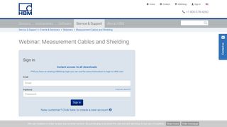 Measurement Cables and Shielding | HBM