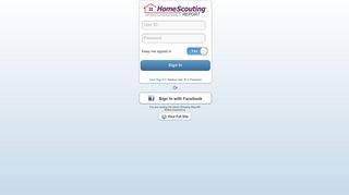 Sign In to Home Scouting