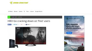 HBO Go cracking down on 'free' users - Nerd Reactor