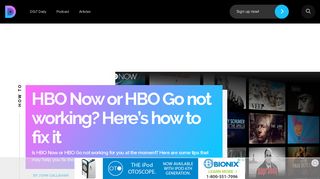 HBO Now or HBO Go not working? Here's how to fix it - DGiT