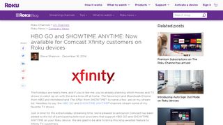 HBO GO and SHOWTIME ANYTIME: Now available for Comcast ...
