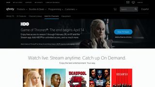 HBO on XFINITY | On Demand