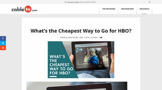 What's the Cheapest Way to Go for HBO? | CableTV.com
