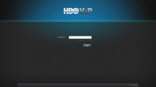 HBO ViP Portal Site - Sign-in as normal user