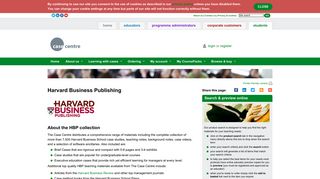 Case collection: Harvard Business Publishing | The Case Centre, for ...