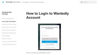 How to Login to Wantedly Account – Wantedly, Inc.