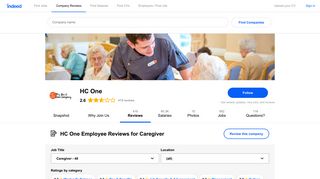 Working as a Caregiver at HC One: Employee Reviews | Indeed.co.uk