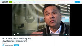 HC-One's touch learning and development programme on Vimeo