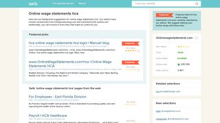 Online wage statements hca - Sur.ly
